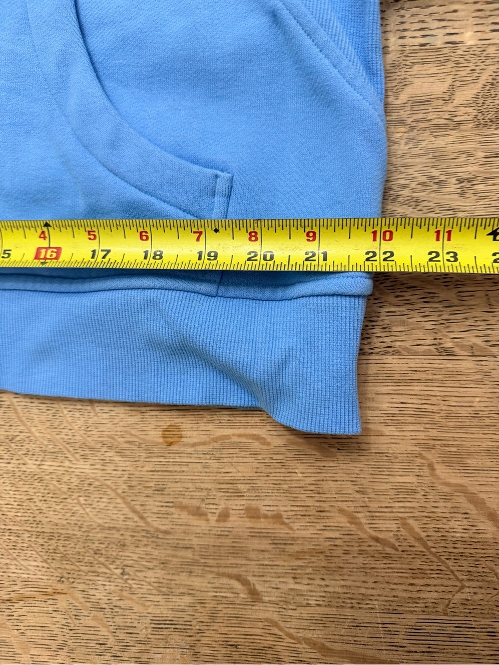 Lululemon Cropped Scuba Blue Funnel Neck Oversized Sweatshirt Pullover - Picture 15 of 17
